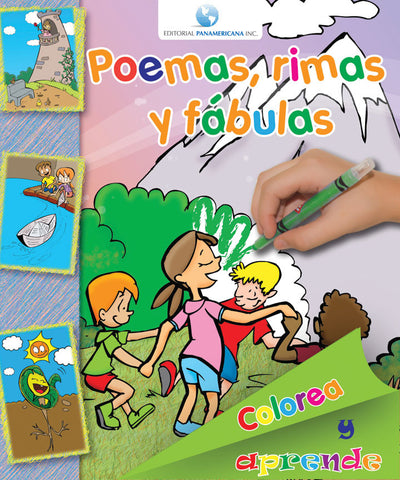 Colorea y aprende - Poemas, rimas y fábulas